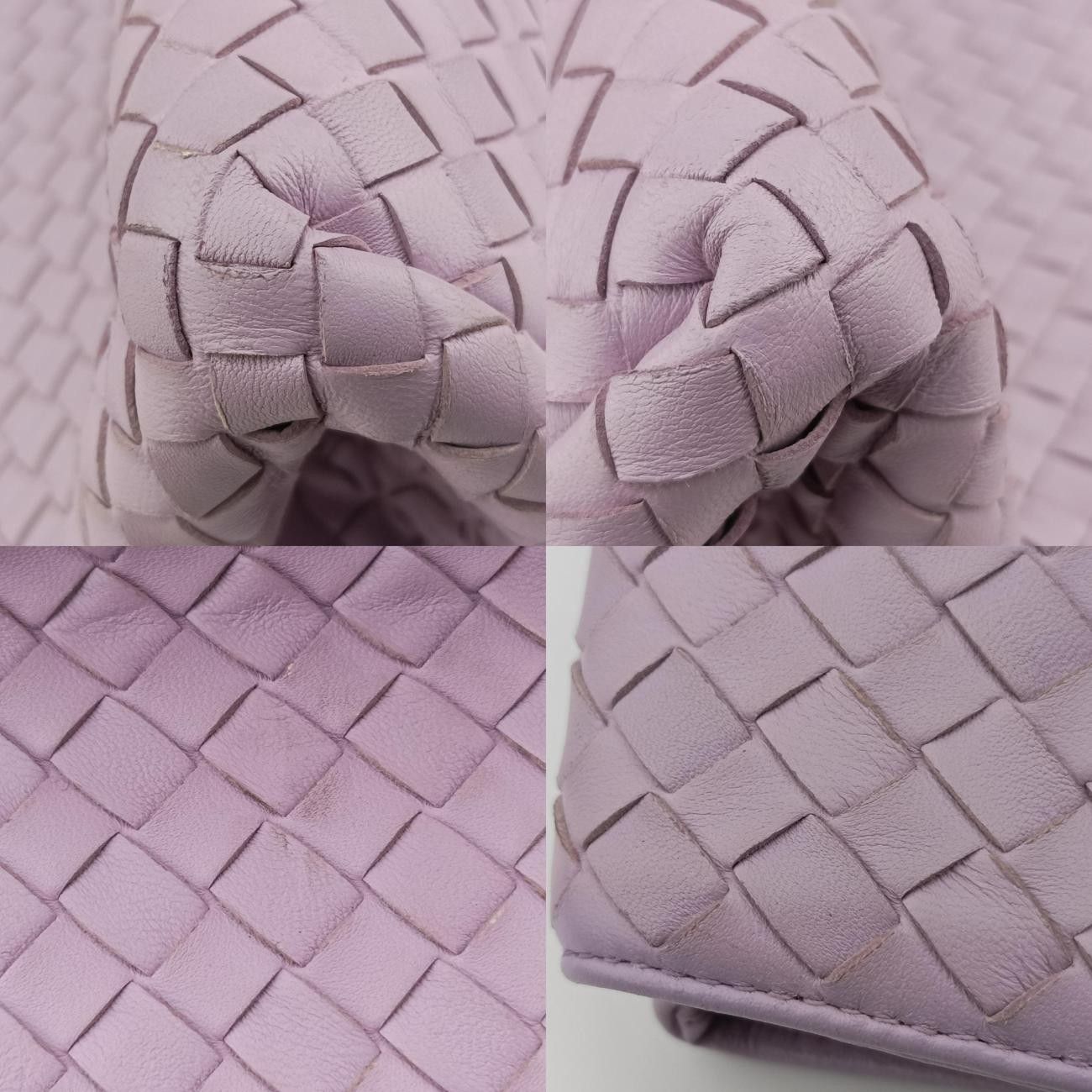 BOTTEGA VENETA グラスコード　イントレチャート　パープルカラー BOTTEGA VENETA ボッテガ ヴェネタ （BOTTEGA VENETA） イントレ