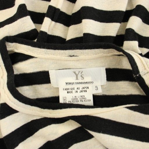 ワイズ Y's ヨウジヤマモト Tシャツ カットソー 半袖 麻 リネン