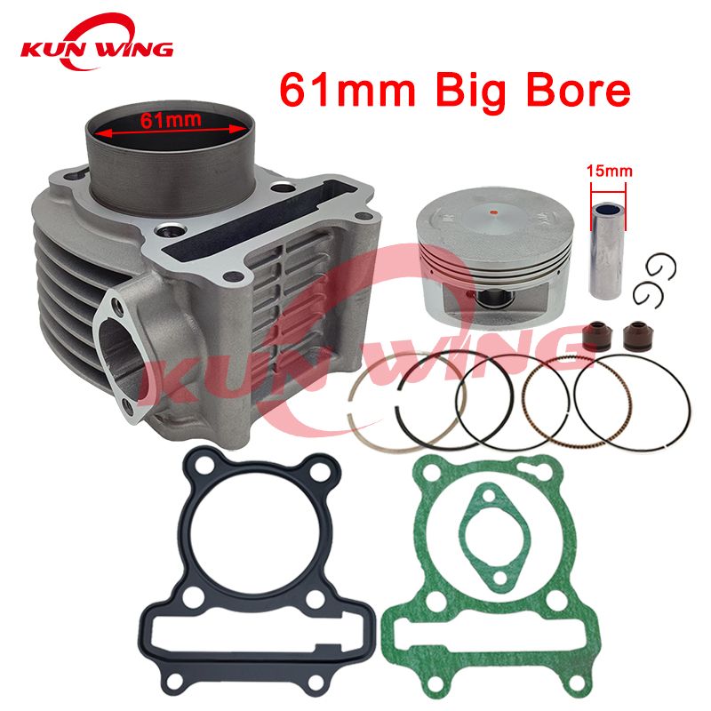 61MM 180CC 大口径シリンダーセット SYM シンフォニー SR 125 ORBIT125 JET 4 GR125 XS125T XS125T-17 ARAB XS125CC ARA A61 12100ARA000