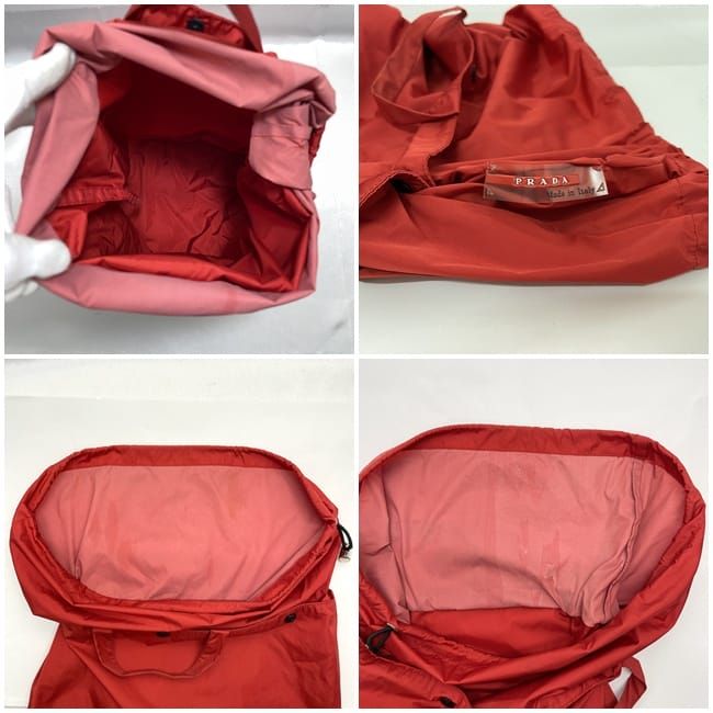中古★PRADA☆ナイロン バケットバッグ 巾着バッグ 楽天市場】PRADA プラダ バッグ レザー バケットバッグ 巾着