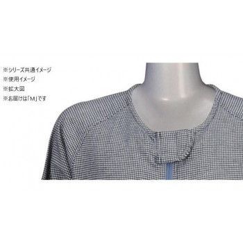 ソフトケアねまき両開きファスナー厚手 紺
