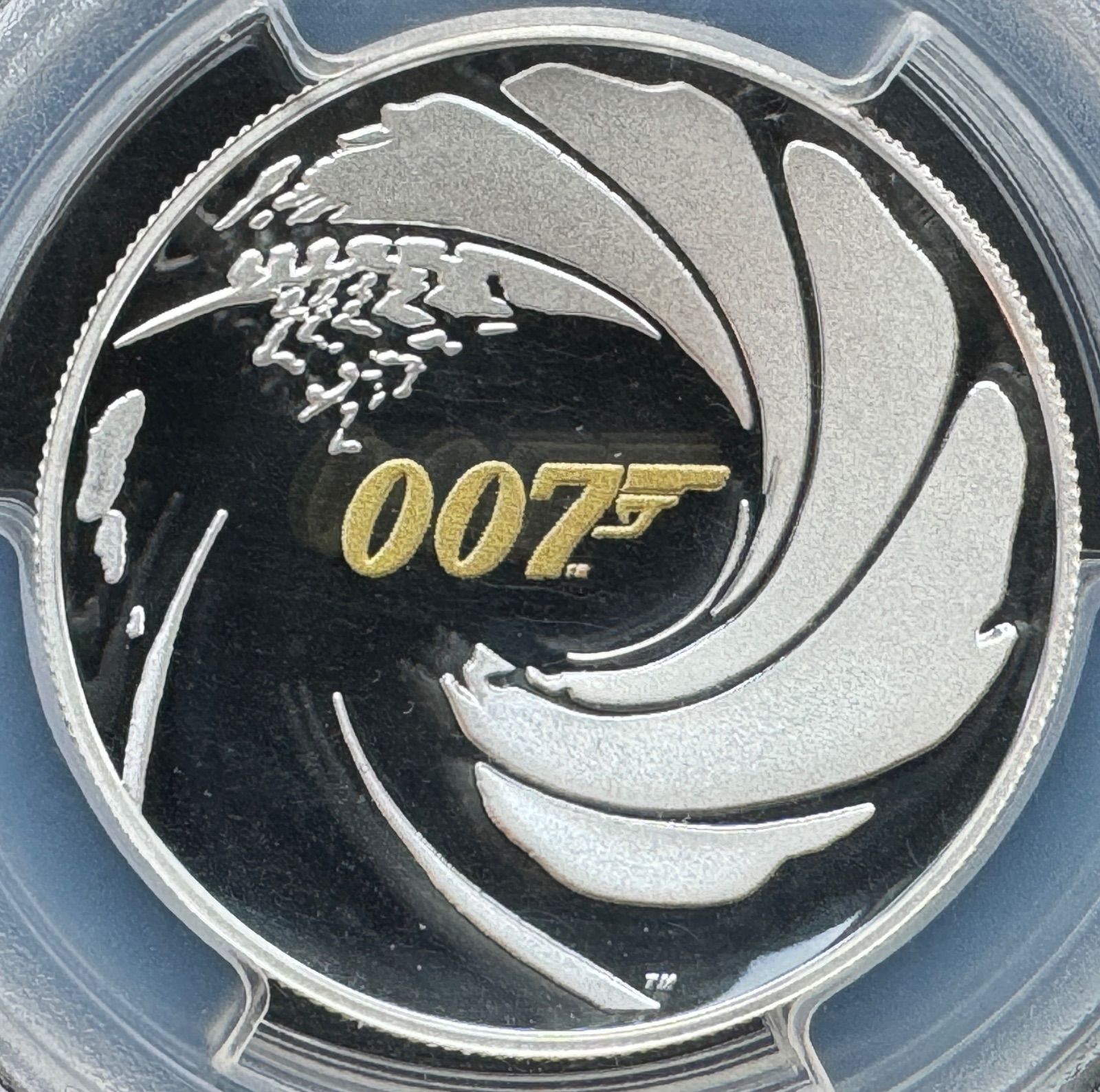 2020年 ジェームスボンド 007 1oz 銀貨PCGS 鑑定済み最高グレード