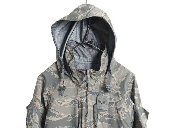 08年製 APECS ゴアテックス デジタル タイガーカモ 迷彩 ジャケット 09年納品 U.S.AIR FORCE 米軍実品 APECS ABU デジタルタイガー
