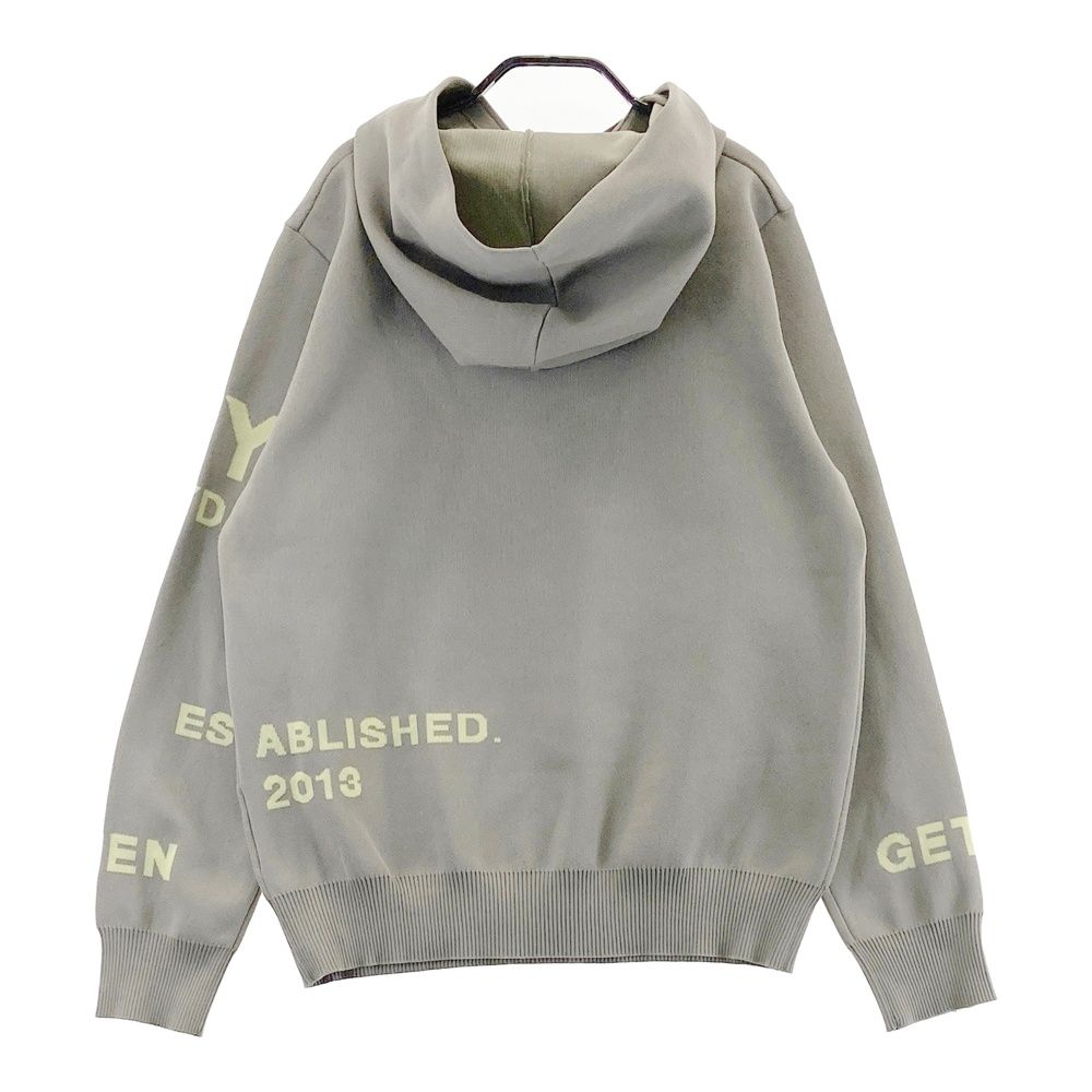 フード付きニット