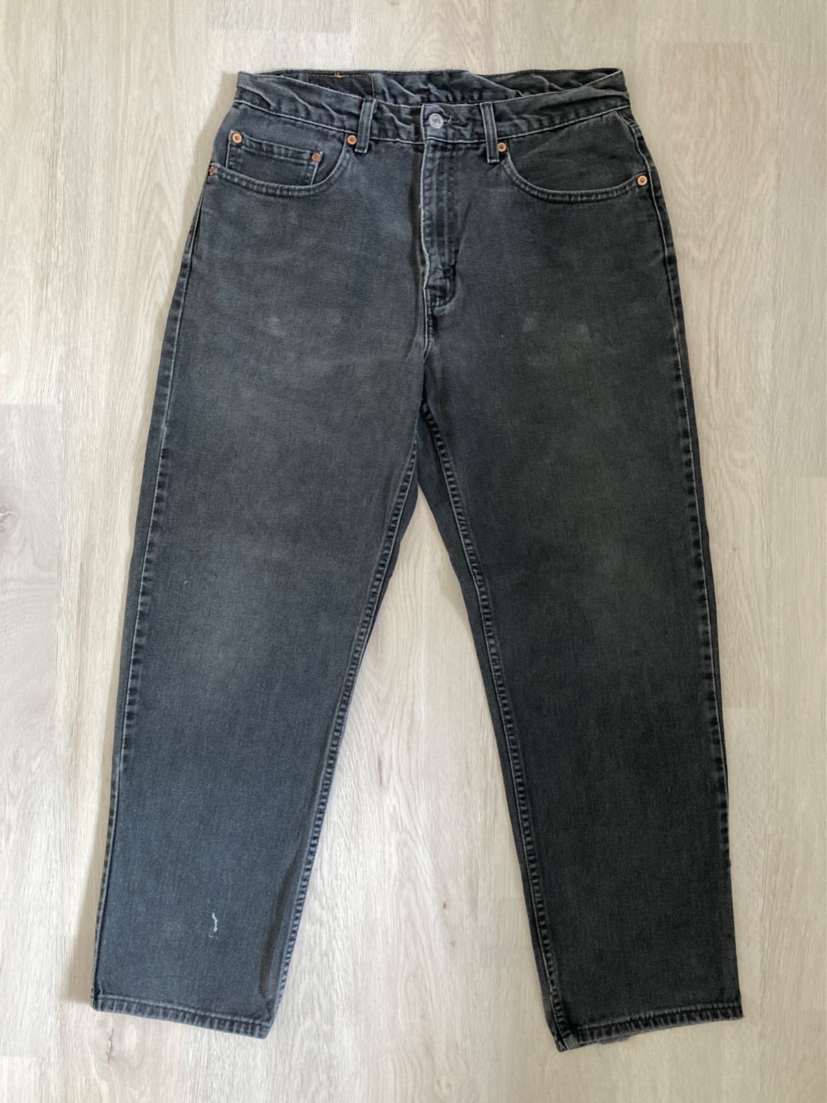 9【Levi's 550 BLACK】W34 L30 ブラック ワイド バギー - メルカリ