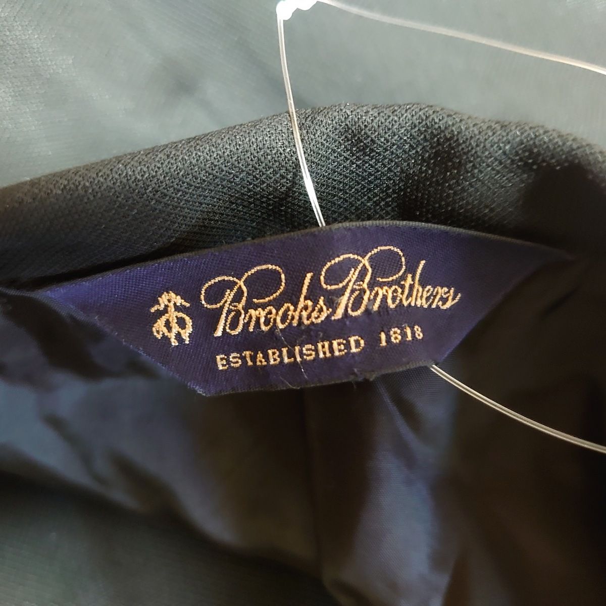 BrooksBrothers(ブルックスブラザーズ) ジャケット サイズ42 L メンズ - 黒 長袖/肩パッド/秋/冬