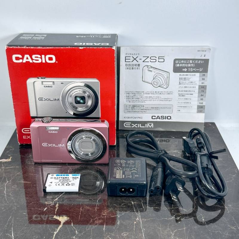 模範的な CASIO カシオ EXILIM エクシリム EX-ZS5 ピンク コンデジ デジカメ カメラ 動作 済み 光学5倍ズーム レトロデジカメ 平成レトロ カメラ 格安通販サイト。