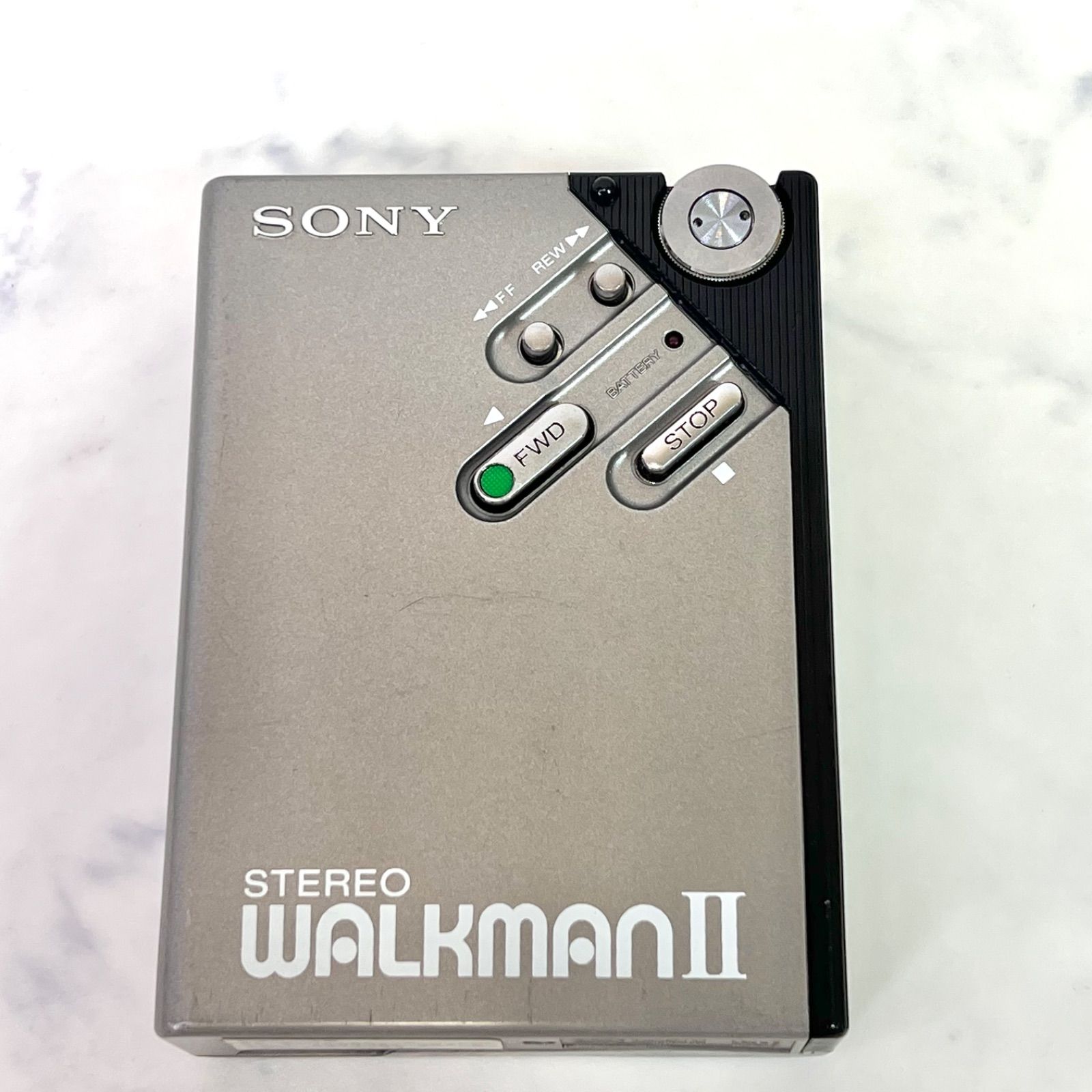 ジャンク】SONY ソニー WALKMANⅡ ウォークマン2 ホルダー付き - メルカリ