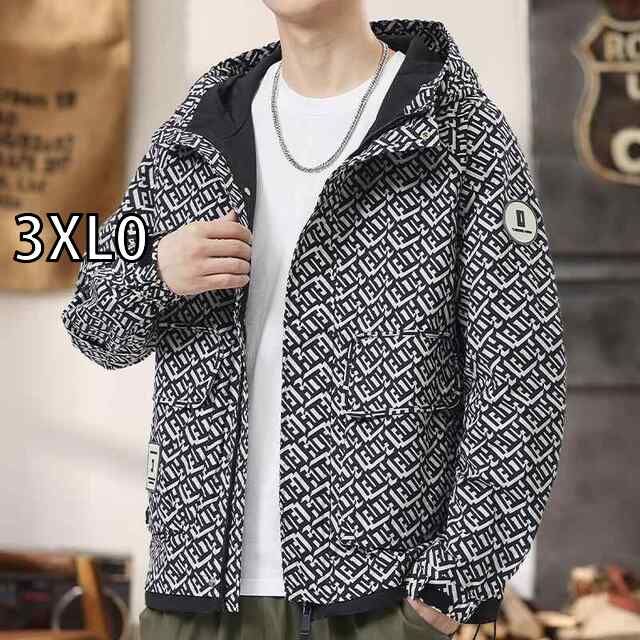 3XL0 秋冬 コーデ メンズ 服 シンプル ファッション オシャレ 大人 かっこいい 大きいサイズ ストリート 紳士服 ハイエンド フード付き カジュアル ジャケット 服 フレグランス