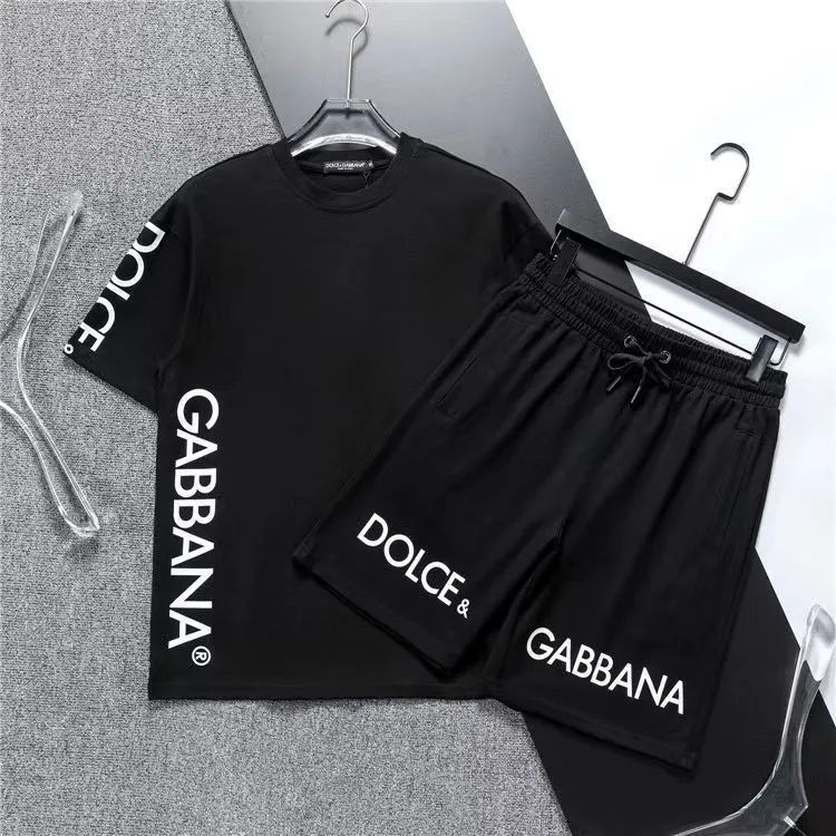 大人気 Dolce & Gabbana ドルチェ&ガッバーナ Tシャツ ショーツ/半袖/ 2024年春夏新作 ブラック