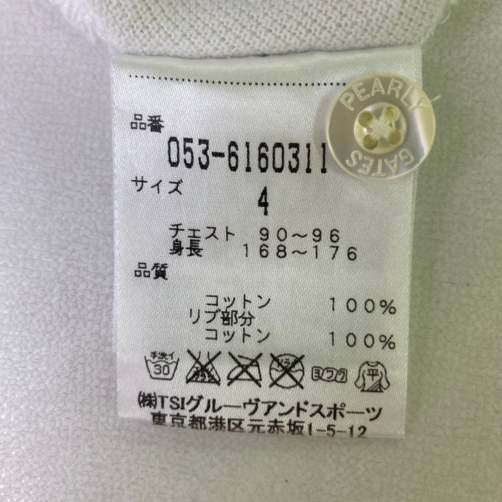 サイズ：4 PEARLY GATES パーリーゲイツ ×PEANUTS 半袖