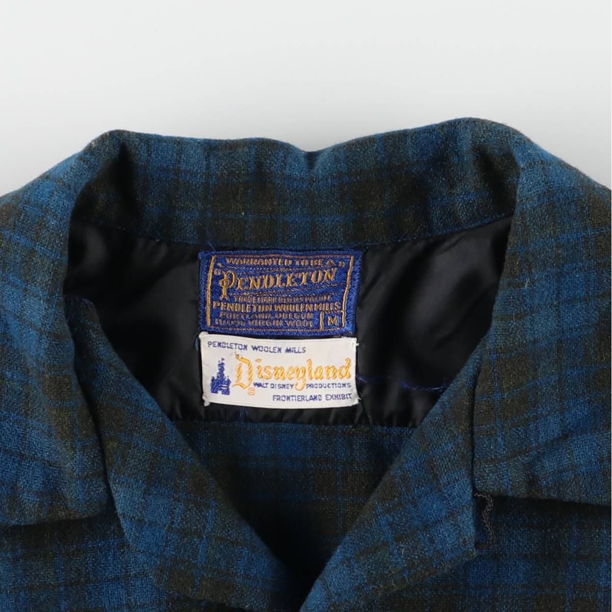 古着 60年代 ペンドルトン PENDLETON ボードシャツ DISNEY LAND 