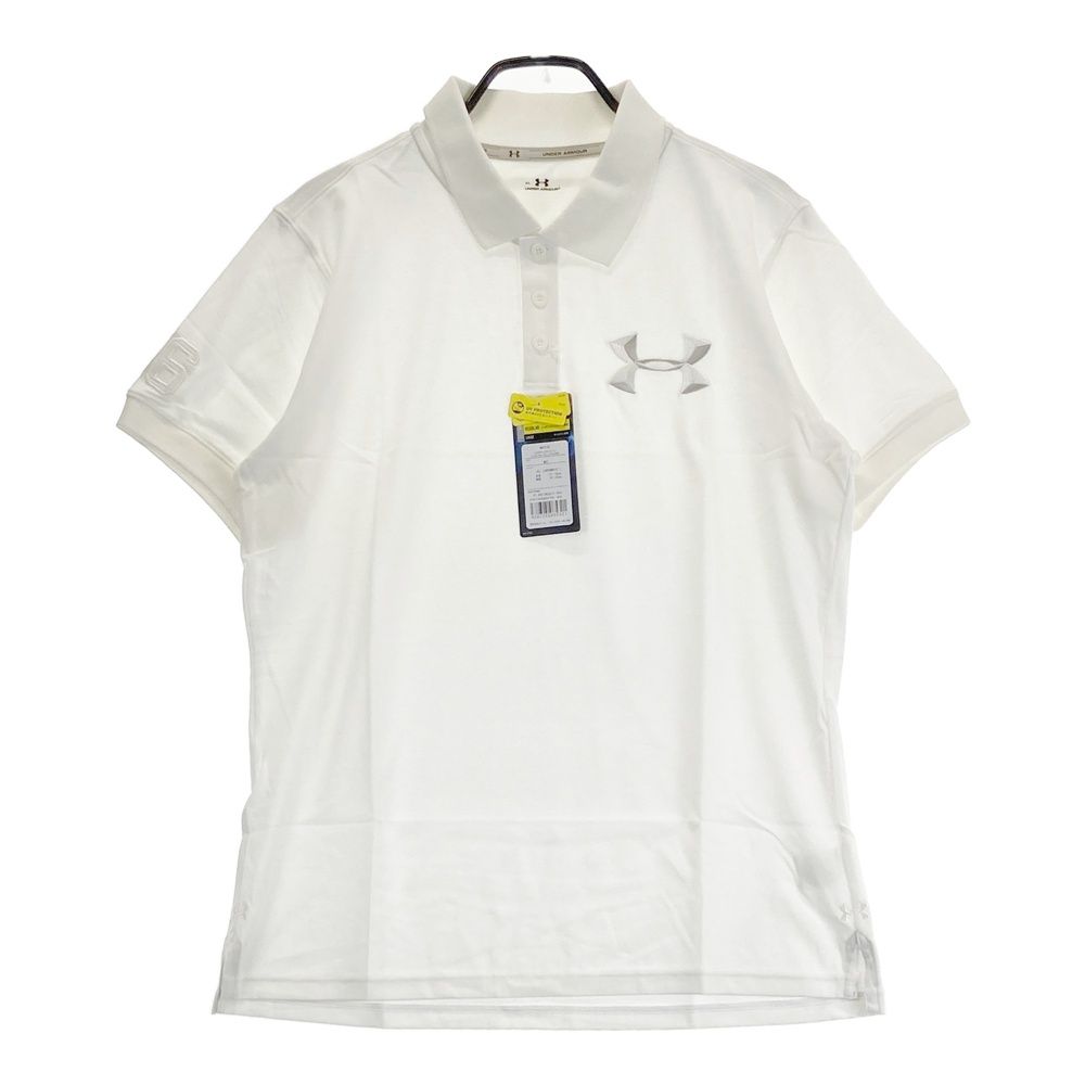 サイズ：XL UNDER ARMOUR アンダーアーマー 半袖ポロシャツ ホワイト系