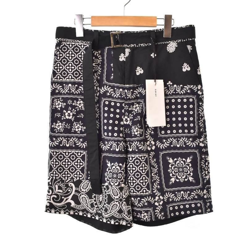 サカイ sacai Archive Print Mix Shorts ショートパンツ ハーフパンツ 