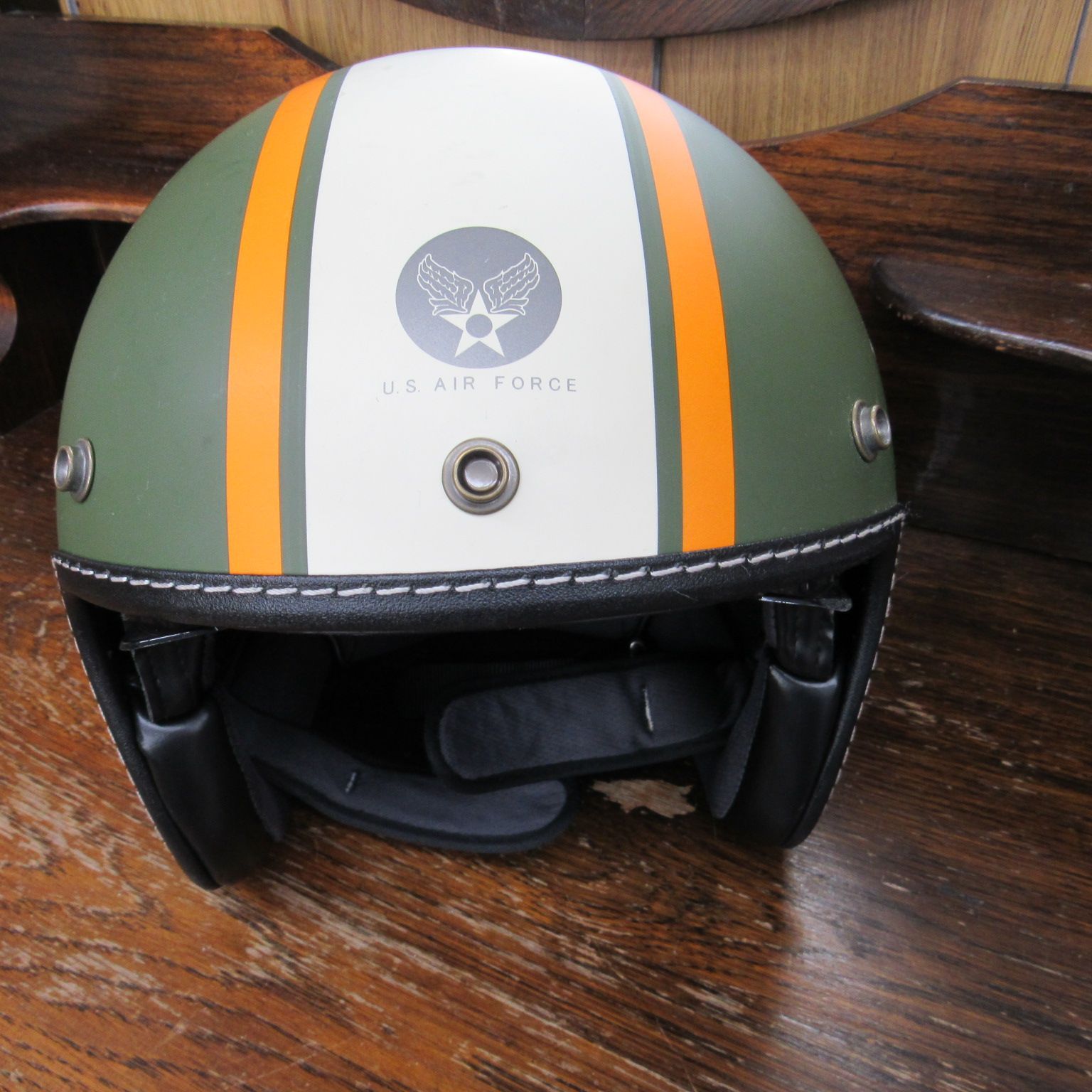 US AIR FORCE HOUSTON ジェットヘルメット バイクヘルメット