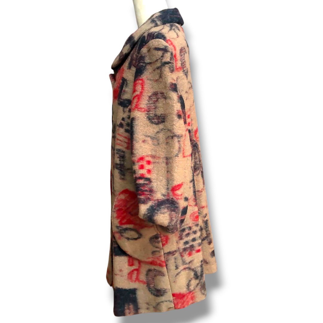 イタリア製生地使用ウール混軽量コート 日本縫製