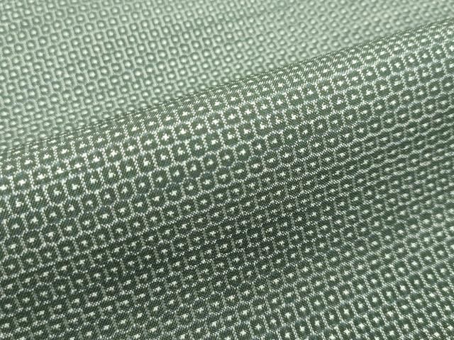 平和屋本店□極上 男性 本場大島紬 アンサンブル キングサイズ 120亀甲