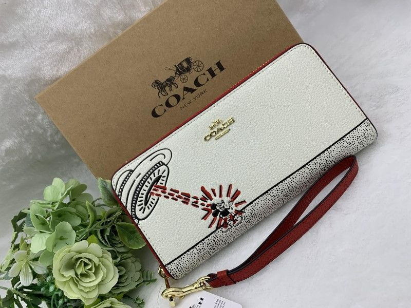 コーチ COACH 長財布 財布 レディース Disney X Keith Haring x ...