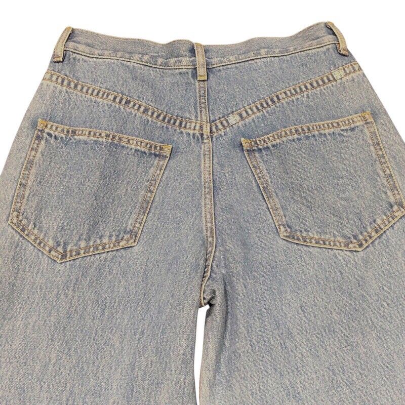 ジバンシィ GIVENCHY ワイドデニムパンツ BW514S5Z1F ブルー コットン レディース デニムパンツ DECORATOM_COM_BR