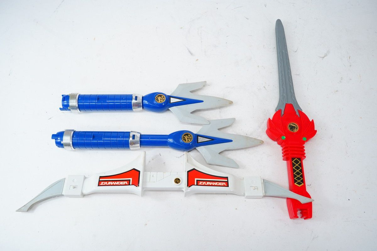 7.508 △ 当時物 恐竜戦隊ジュウレンジャー 伝説の武器セット - メルカリ