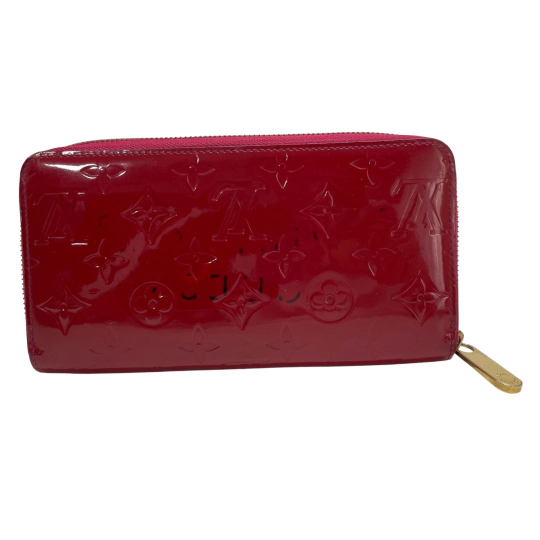 Louis Vuitton ルイヴィトン 長財布 ヴェルニ レッド系 LOUIS VUITTON - ルイヴィトン◇ヴェルニ 長財布◇ヴェルニ◇赤