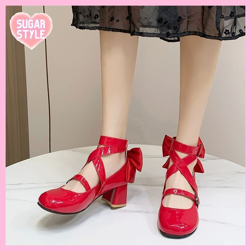 LIZLISA リボン厚底スニーカー 量産型 シューズ 23cm 再入荷の