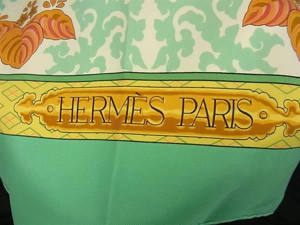 □極美品□ HERMES エルメス NIKKO【日光東照宮】カレ90 シルク