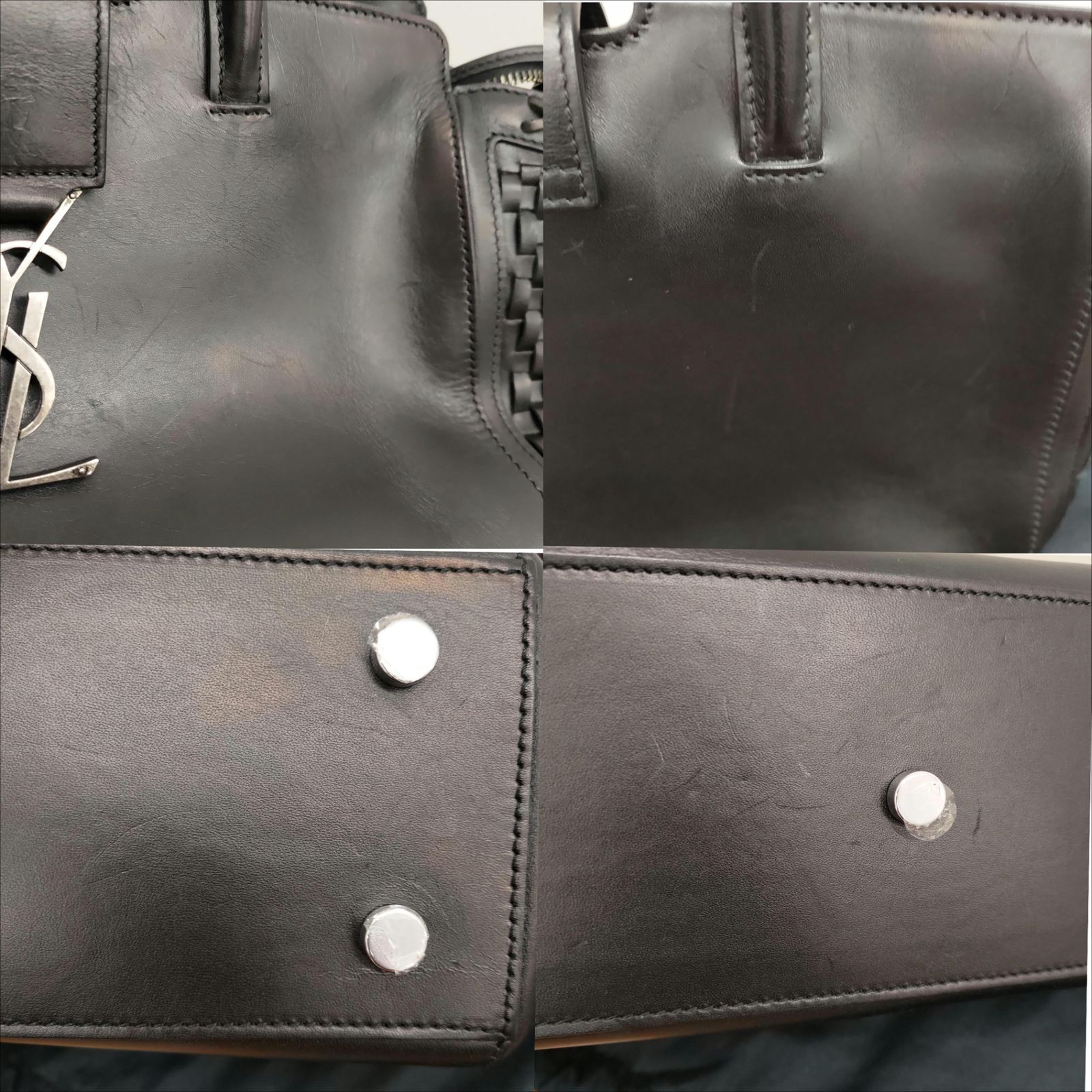 サンローランパリ SAINT LAURENT PARIS ダウンタウンカバス 2 WAYバッグ ブラック 0118 ショルダー JA-24913 ショルダーバッグ ショルダーバッグ バッグ