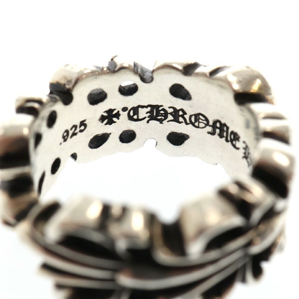 CHROME HEARTS (クロムハーツ) DBL FLRL CRS HRT ダブルフローラル