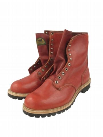 93年製 レッドウイングブーツ 半円犬タグ 27㎝ ☆貴重☆93's半円犬タグ☆REDWING899 8インチブーツ26.5cm