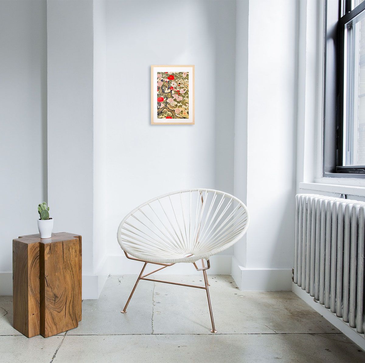 版画 絵画 名画 日本画 雪中錦鶏図 (せっちゅうきんけいず） 伊藤若冲