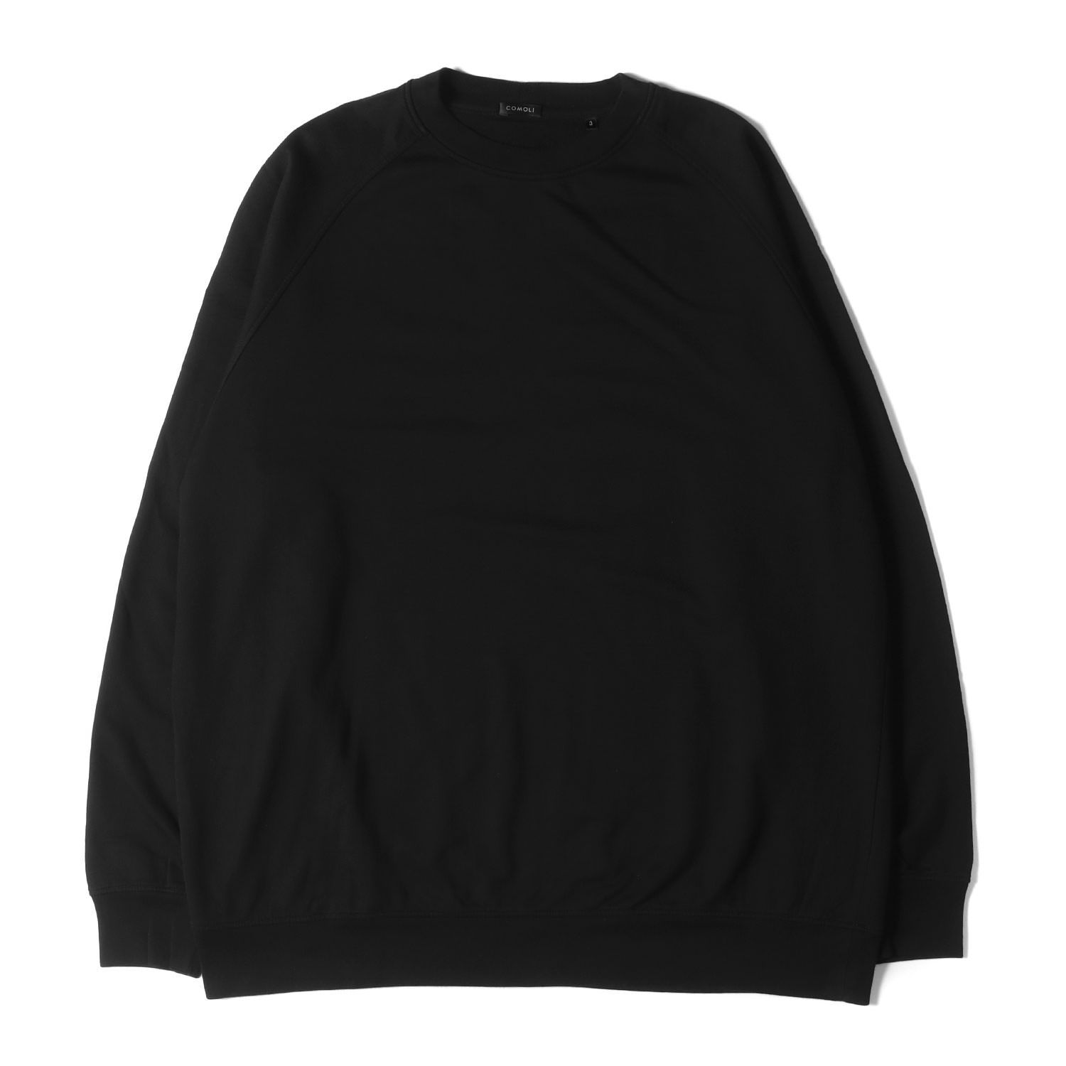 COMOLI コモリ Tシャツ サイズ:3 コットン シルク クルーネック ロング