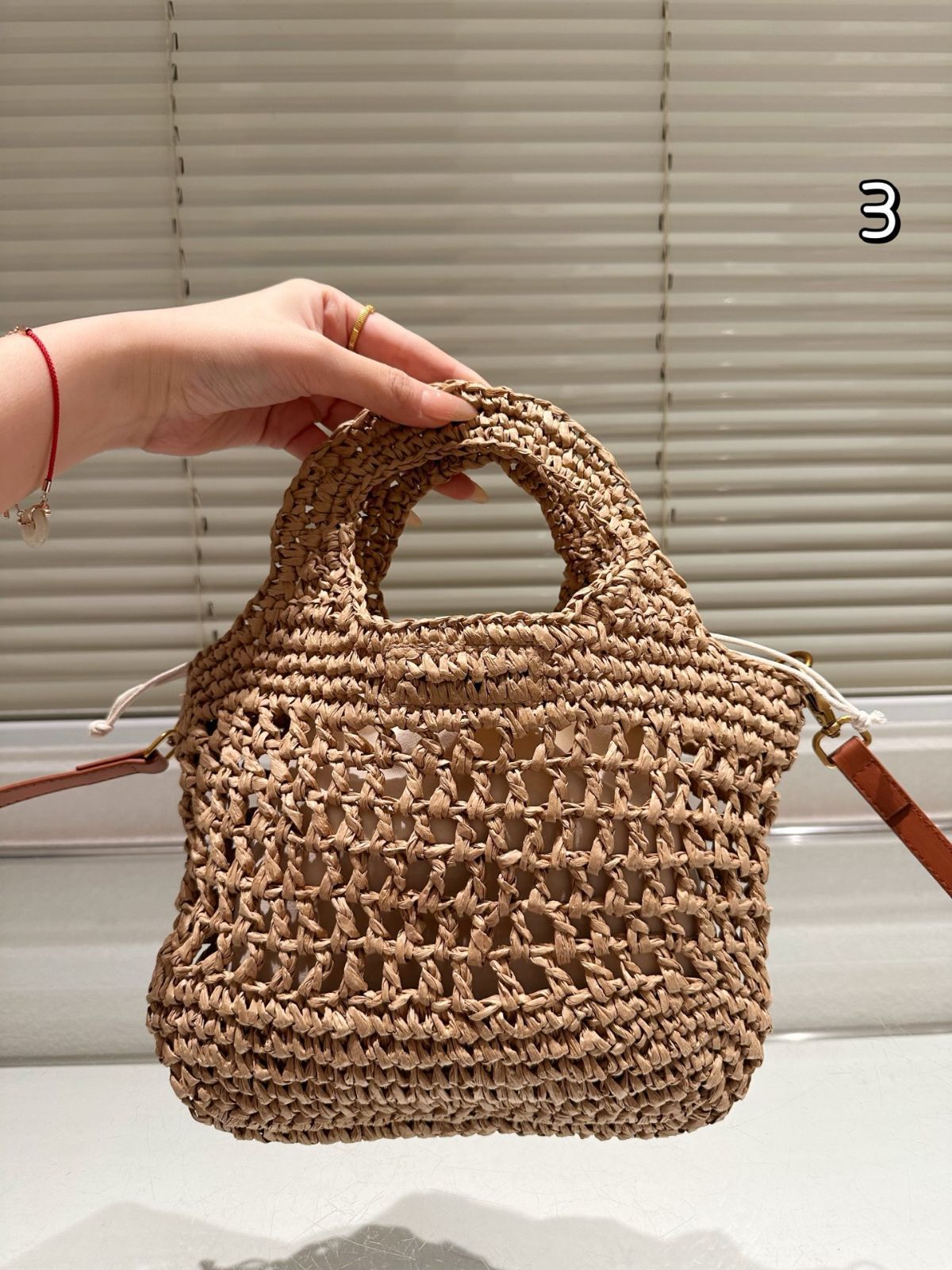 今日 YSL Woven Tote Bag イヴ サンローラン ウーブントートバッグ-WTO輸入3