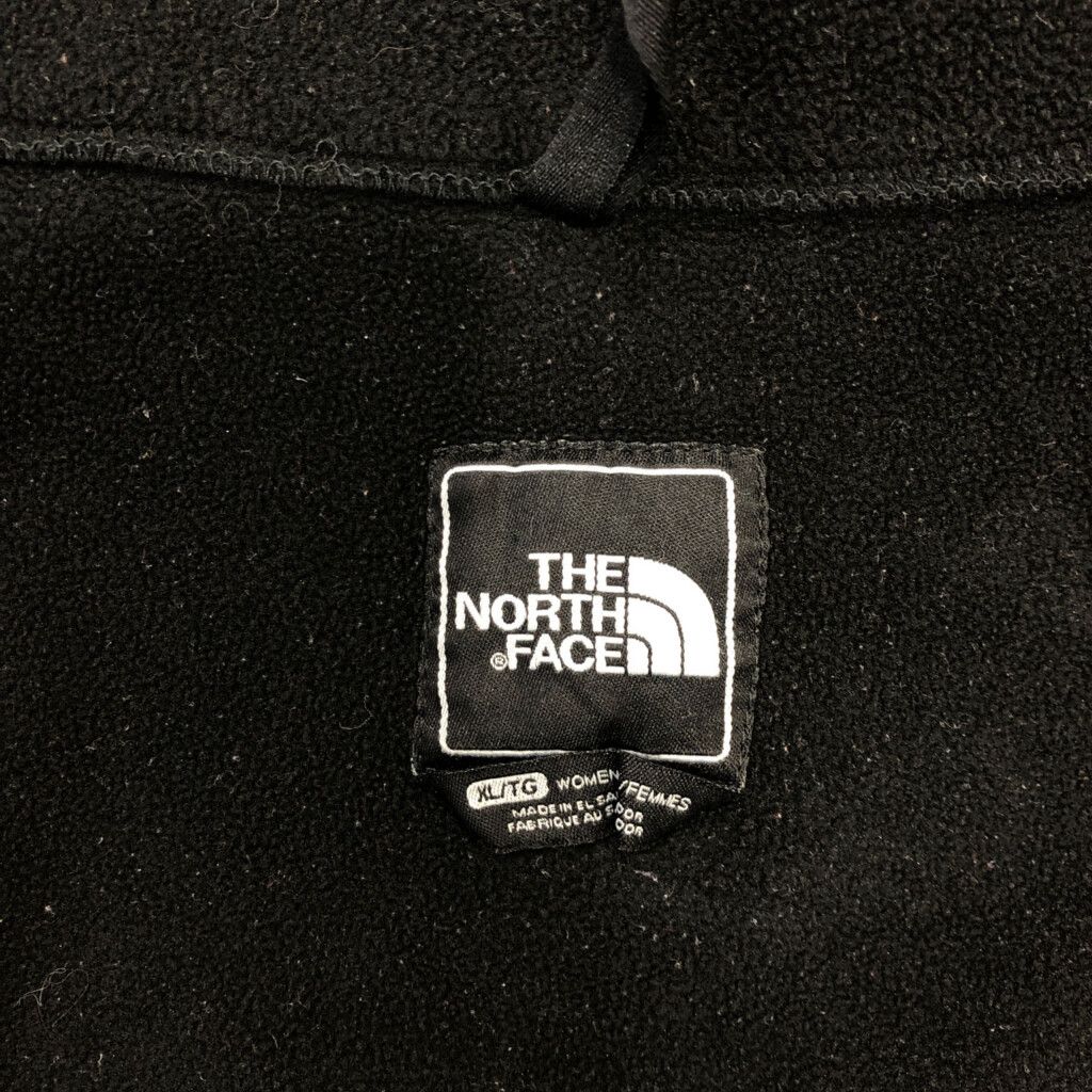 THE NORTH FACE ノースフェイス Denali デナリ フリースジャケット アウトドア ブラック (レディース XL) 中古 古着  Q9165