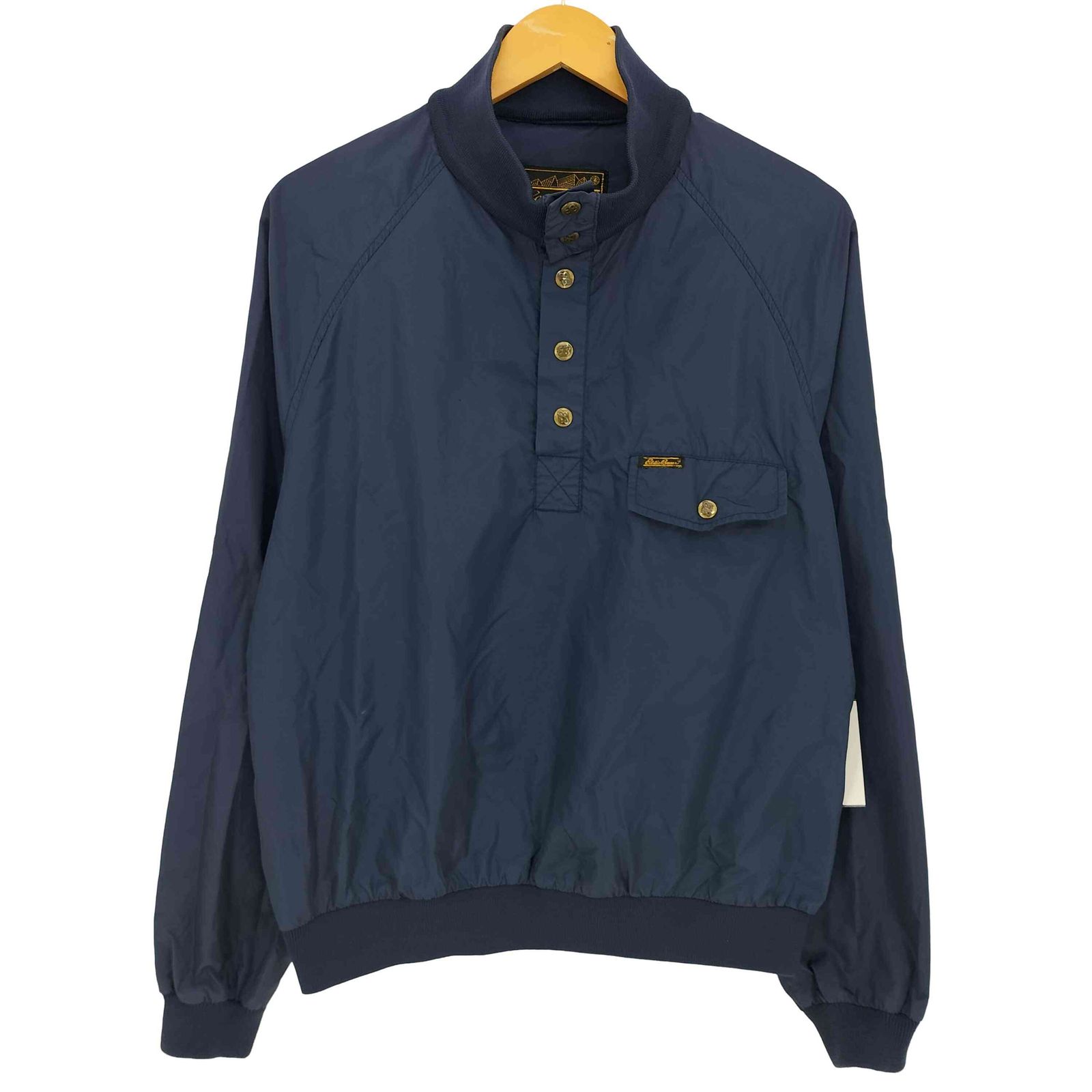 エディーバウアー Eddie Bauer 黒タグ ナイロンプルオーバー メンズ import：L 