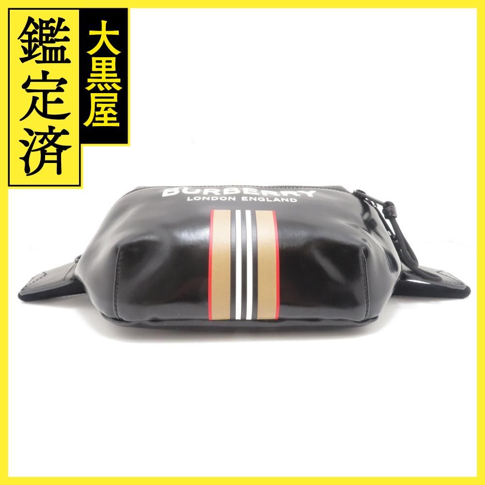 ストライプ ウエストバッグ