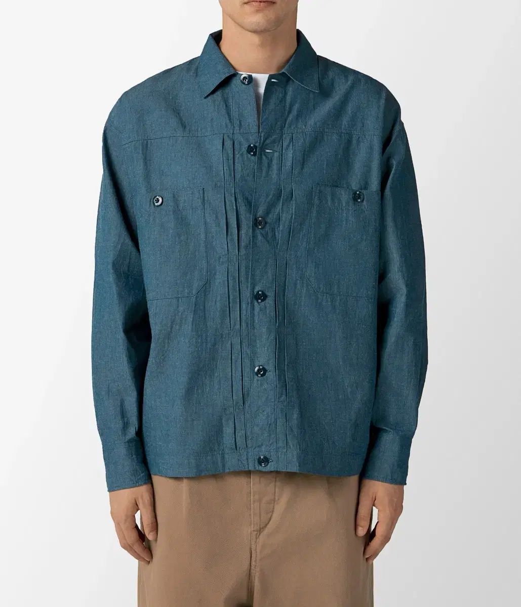 NEIGHBORHOOD ネイバーフッド 22aw シャンブレー デニム タイプ 2 シャツ L