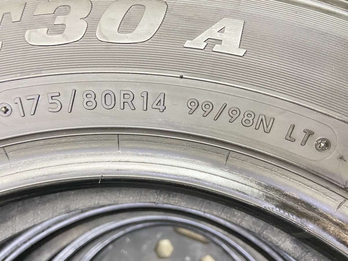 175/80R14 99/98LT ダンロップ SP LT30A 中古タイヤ サマータイヤ 4本セット s14240329044 - メルカリ