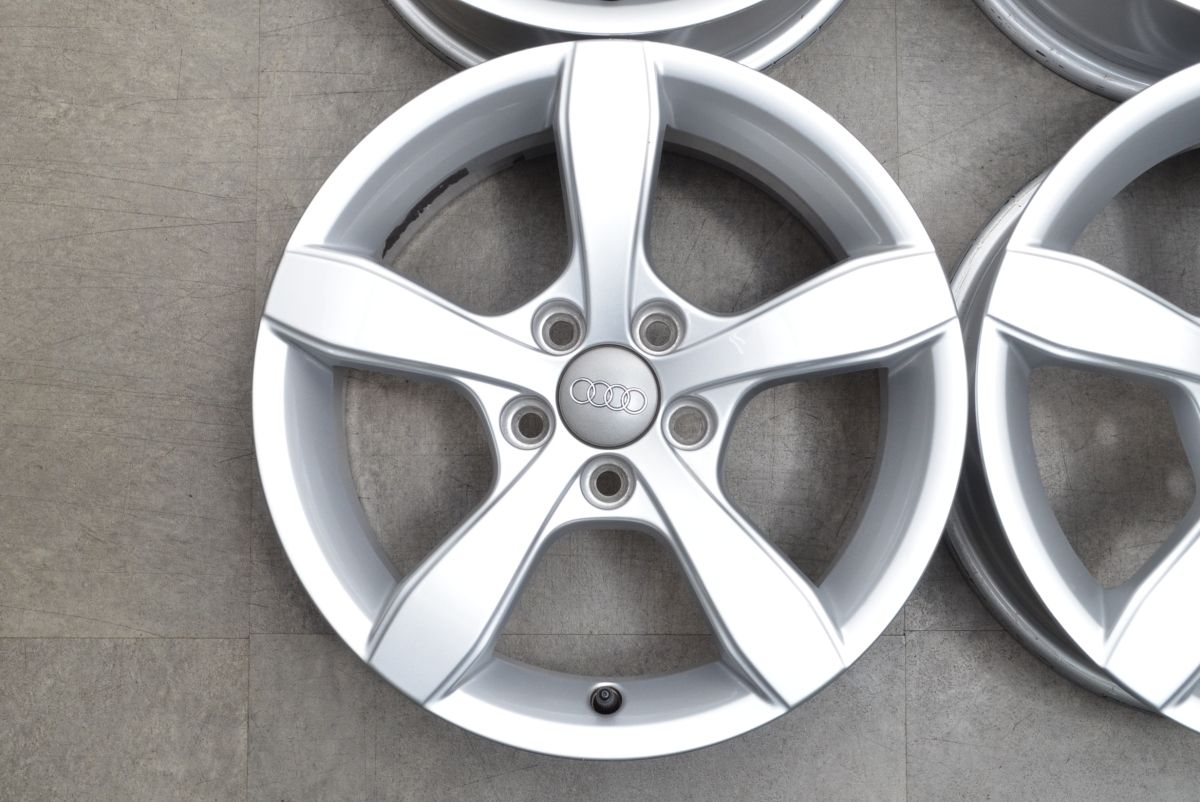 アウディ A1 純正 15in 6J 29 PCD100 4本 品番 8X0071495 ノーマル戻し スタッドレス用等に フォルクスワーゲン ポロ 流用も