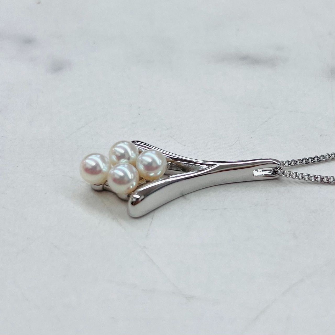 美品✨MIKIMOTO ミキモト あこや ベビーパール 真珠 ネックレス ヴィンテージあこやネックレス4.5mm珠38cm