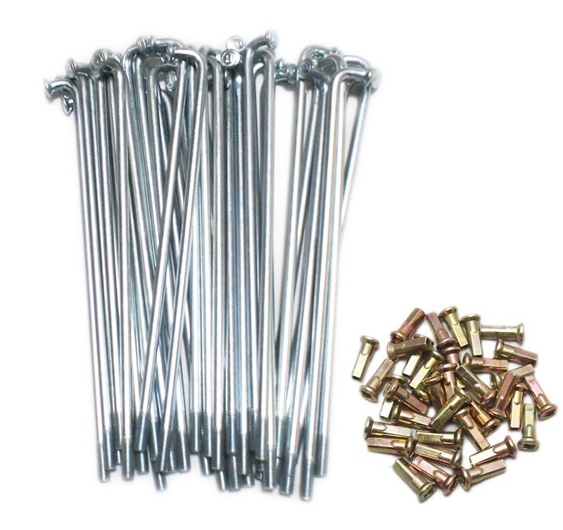 スポークホイール用 スポーク36本セット（1ホイール分）　3.8ミリ径X180ミリ長