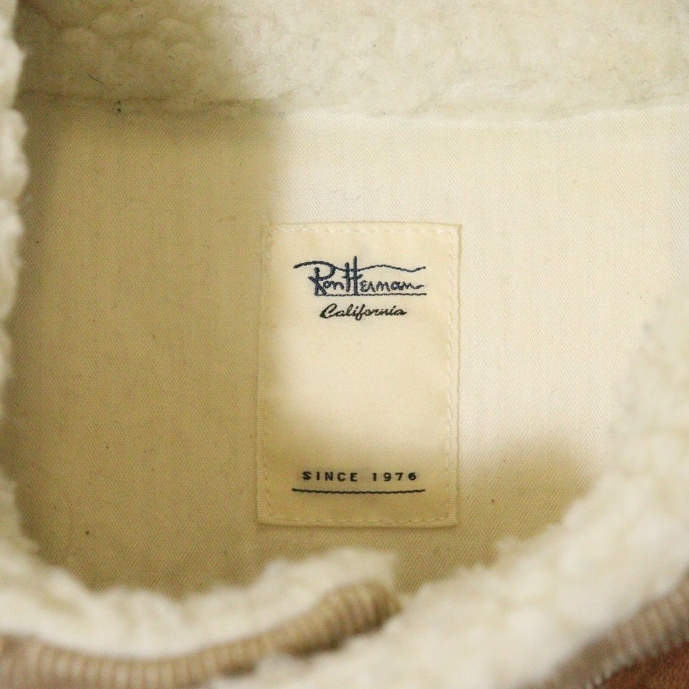 ロンハーマン　コンチョ　ダウンジャケット　コーデュロイ　ベージュ RON HERMAN (ロンハーマン) Concho Down Jacket コンチョダウン