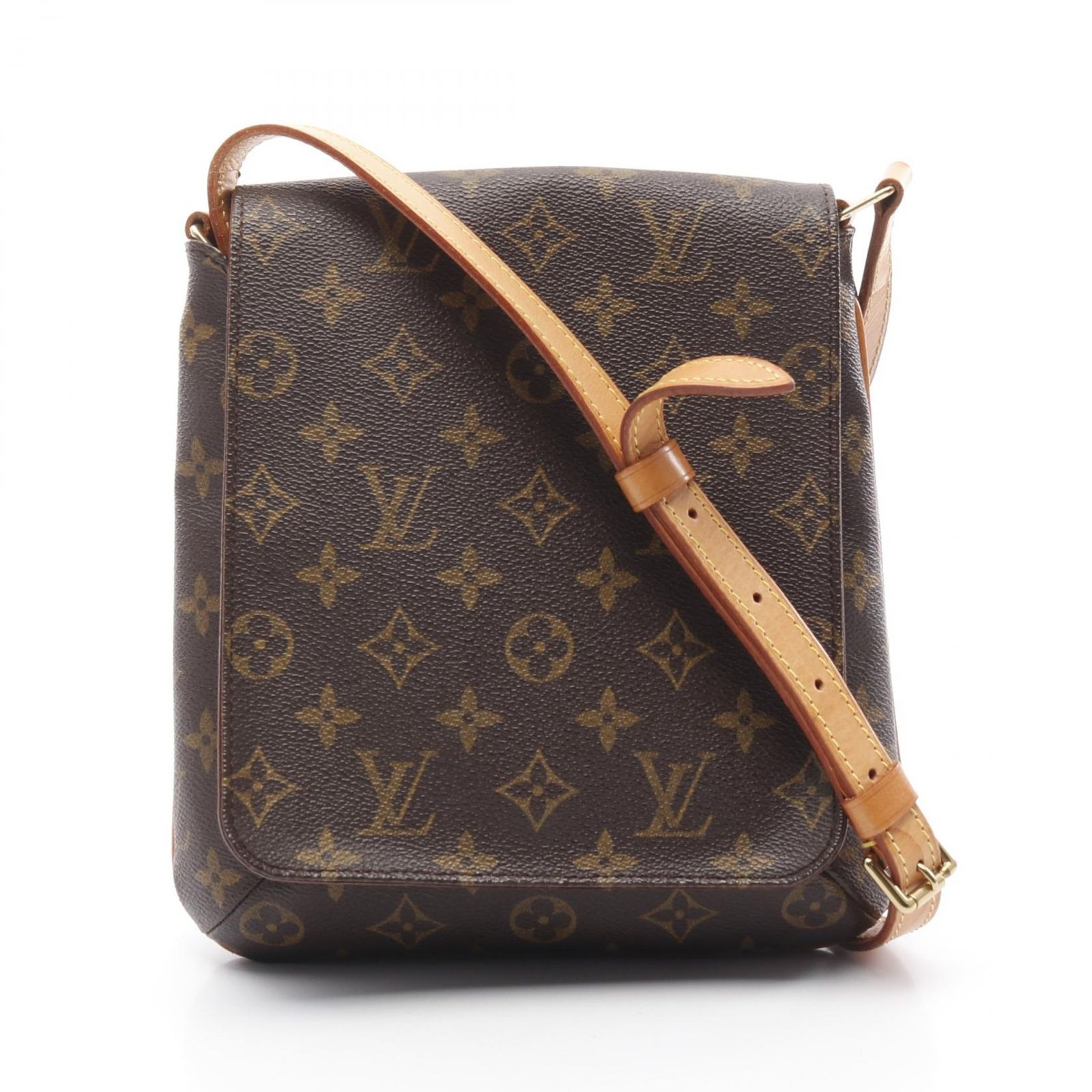 ルイ ヴィトン LOUIS VUITTON ショルダーバッグ ミュゼットサルサ ロングストラップ M51387 PVCコーティングキャンバス レザー ミュゼット サルサ ロング レディース Used A