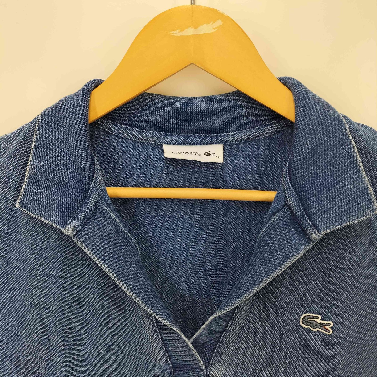 ラコステ LACOSTE スキッパー インディゴ ポロシャツ レディース