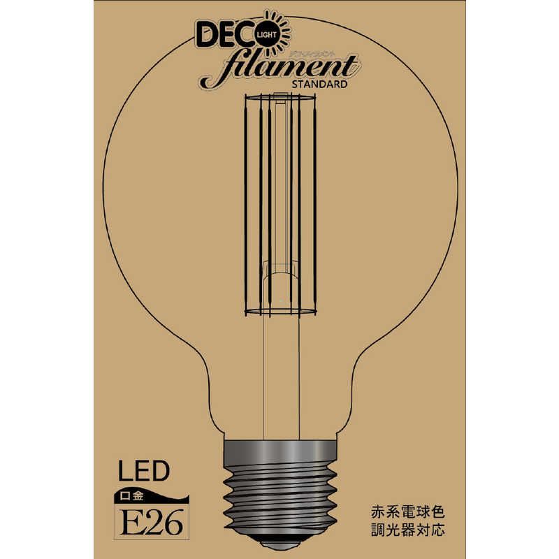 新品 未開封 】 STE LED電球 E26 ボール球 G95 フィラメント クリア