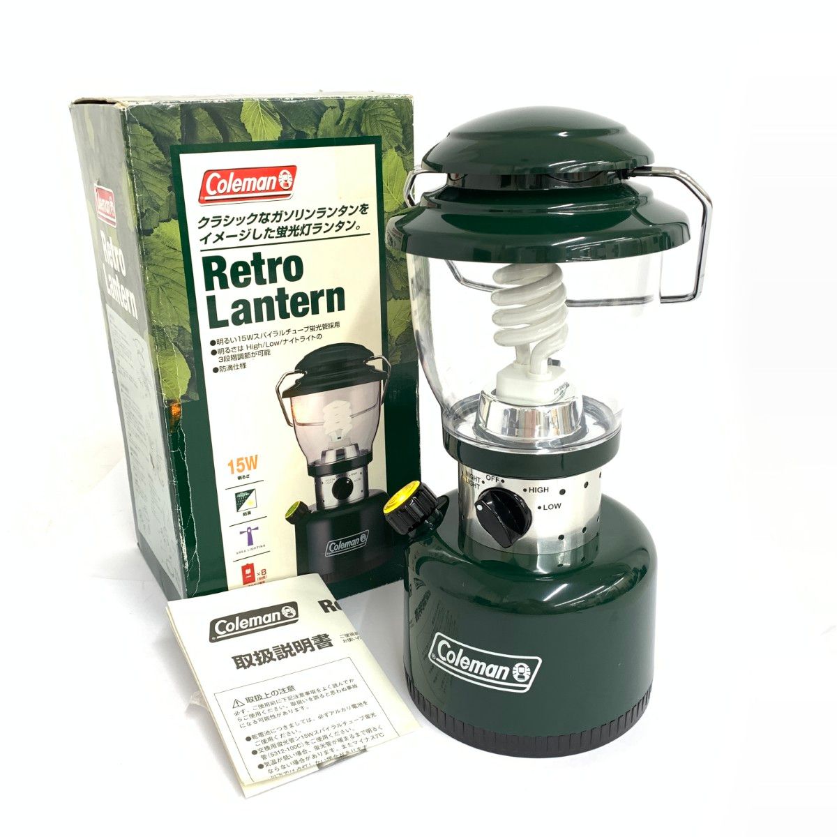 Coleman コールマン 5312-700XJ 蛍光灯レトロランタン グリーン