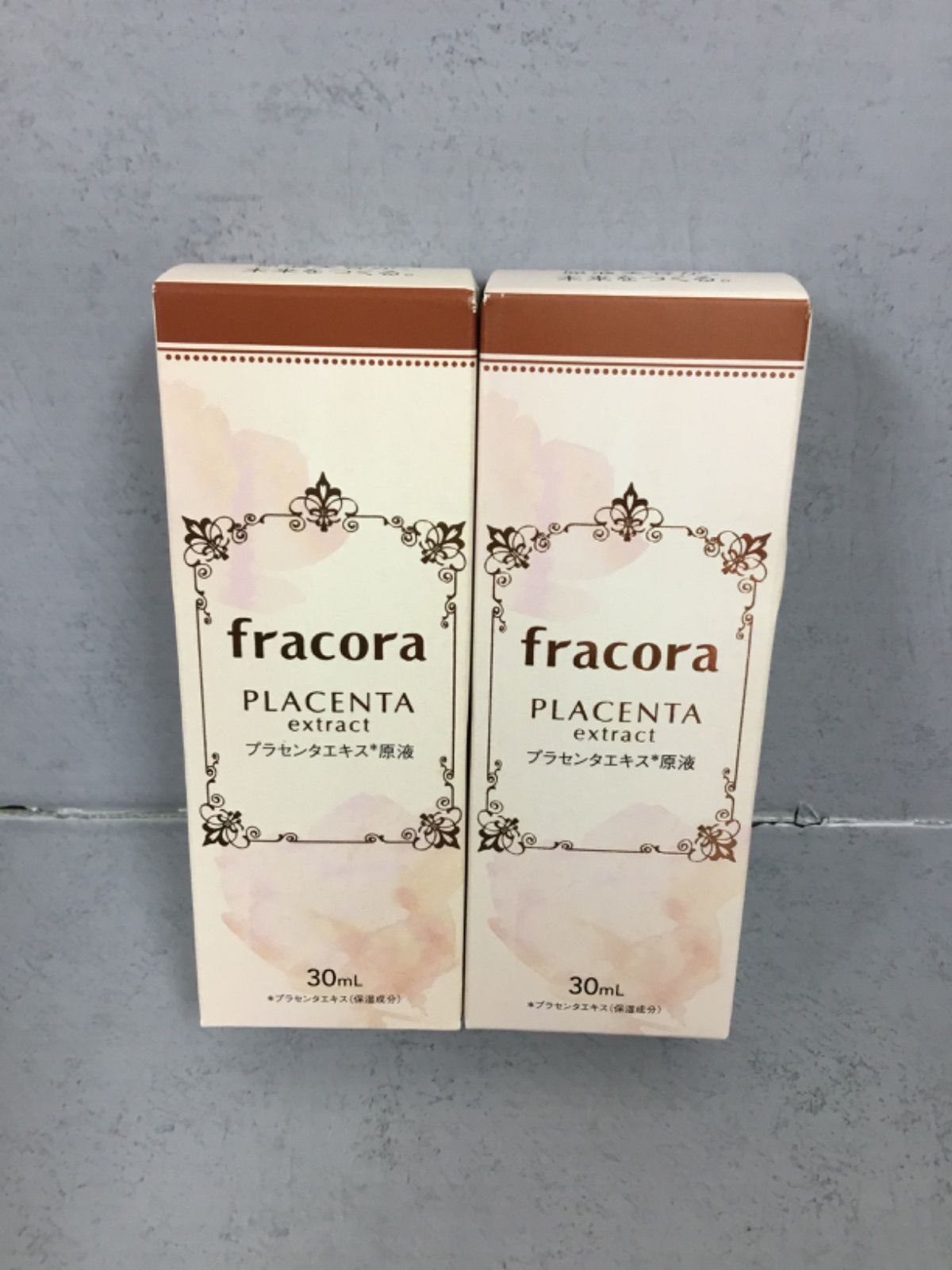 R856 fracora フラコラ  WHITE´st プラセンタエキス原液 美容液FP30  30ml×2本セット