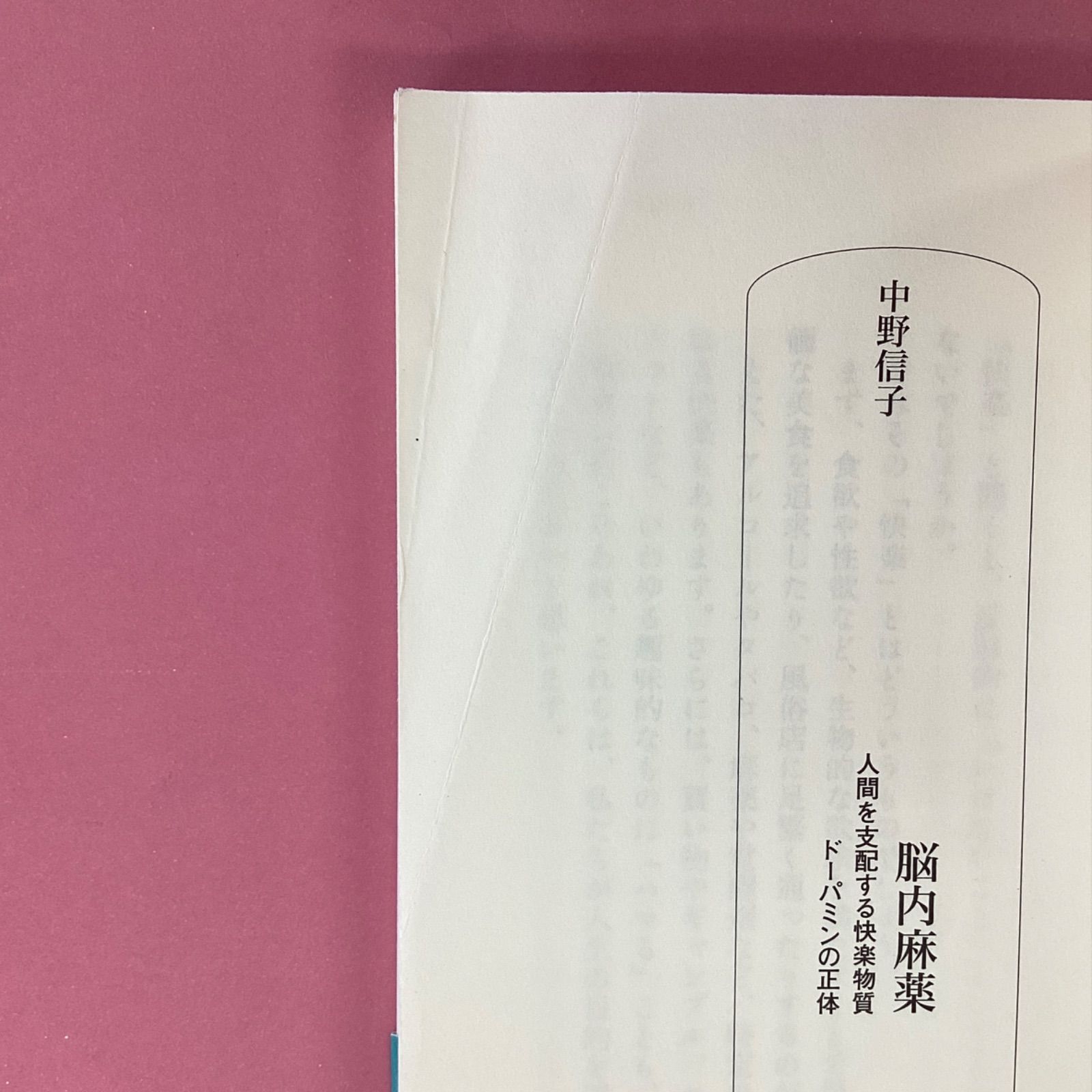 脳内麻薬 人間を支配する快楽物質ドーパミンの正体　ym_b1_1187