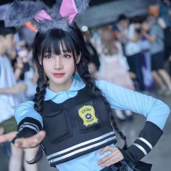 コスプレ 衣装 コスプレ衣装 ズートピア ジュディ ウサギ 全セット レディース