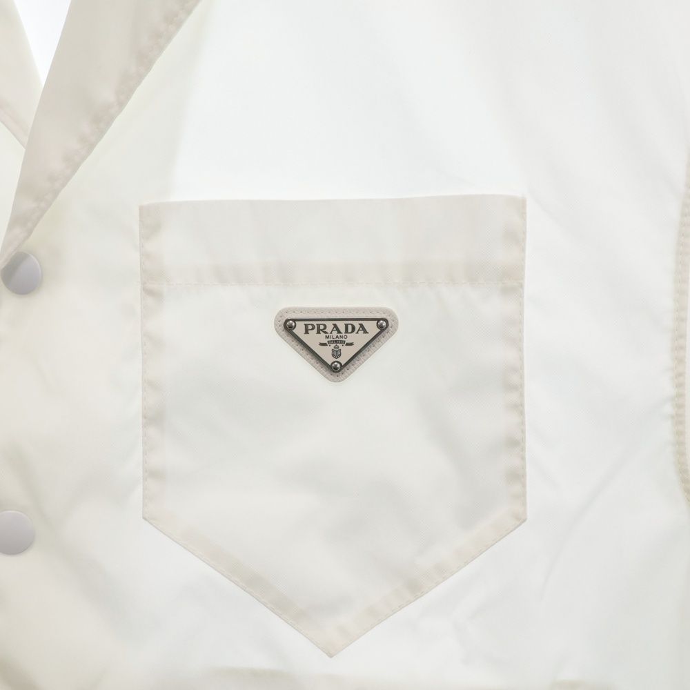 PRADA RE-NYLON リナイロン ロゴプレート ナイロン 半袖 シャツ PRADA ロゴ Re-Nylon 半袖 ナイロン シャツ PRADA (プラダ) RE NYLON